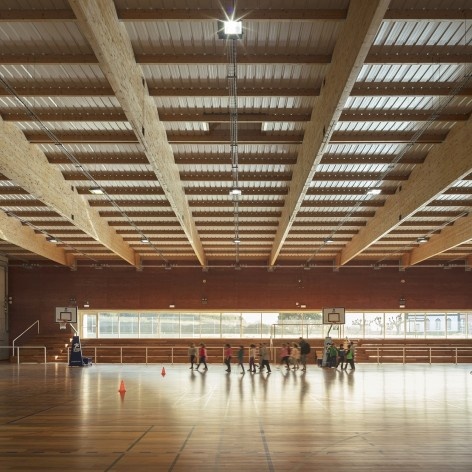 Escola Gaspar Frutuoso, Ribeira Grande, Azores, Portugal, 2016. Arquiteto Carlos Almeida Marques<br />Foto Fernando Guerra 