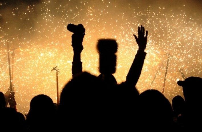 La fiesta de La Mercè, Barcelona, 2009<br />Foto Rodrigo Stocco 