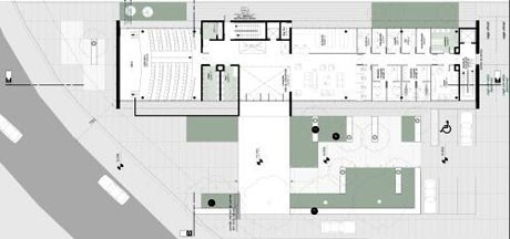 Planta baixa térreo<br />Imagens dos autores do projeto 