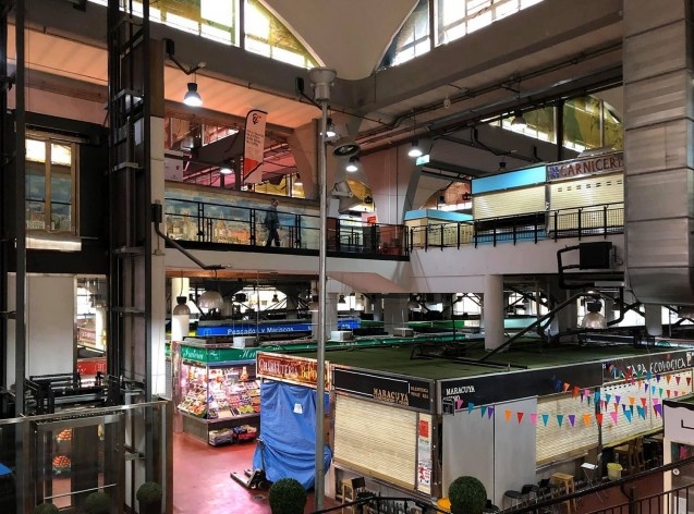 Mercado de la Cebada, Madri, Espanha<br />Foto Celma Chaves 