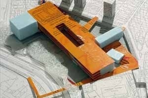Maquete de estudo<br />Imagem dos autores do projeto 