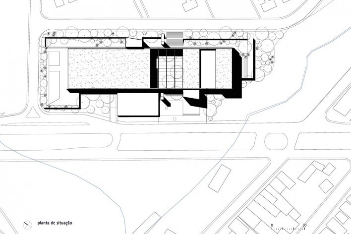 Sesc Limeira, implantação, 2017. Arquitetos Alvaro Puntoni, João Sodré, José Paulo Gouvêa e Pedro Mendes da Rocha / Grupo SP + JPG.ARQ + Pedro Mendes da Rocha