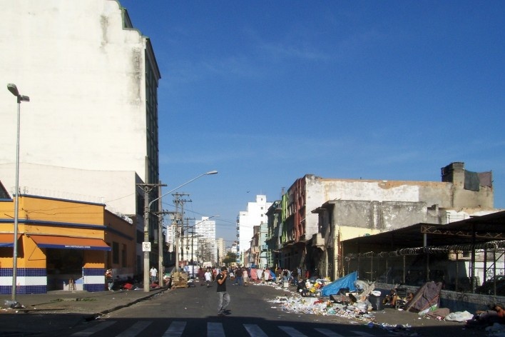 Cracolância, rua Helvétia<br />Foto Fernanda Critelli 