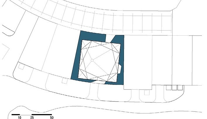 Pavilhão do Brasil Expo Dubai 2020, implantação, Dubai/Emirados Árabes Unidos, 2018. Arquitetos José Paulo Gouvêa, Marta Moreira, Martin Benavidez e Milton Braga<br />Imagem divulgação  [Acervo BEN-AVID/MMBB Arquitetos/JPG.ARQ]