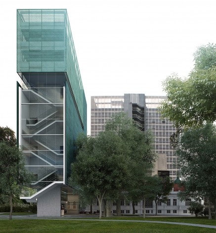 Museu da Diversidade Sexual, perspectiva externa. AUM Arquitetos, 2014<br />Imagem divulgação 