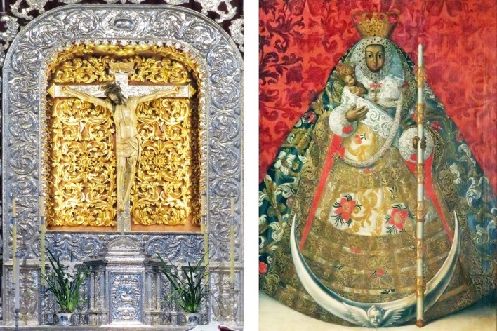 Santuário do Santíssimo Cristo, altar, La Laguna, Ilhas Canárias<br />Foto Victor Hugo Mori 