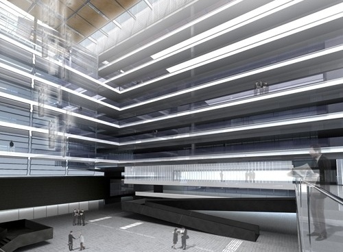 Perspectiva interna <br />Imagem dos autores do projeto 