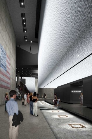 Museum Design Study - South Tower Box Beam Columns<br />Rendering Squared Design Lab 