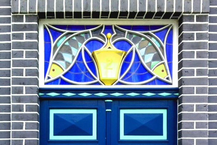Detalhe de porta no centro histórico da cidade de Lüneburg, Alemanha<br />Foto Henriette Perbeils 