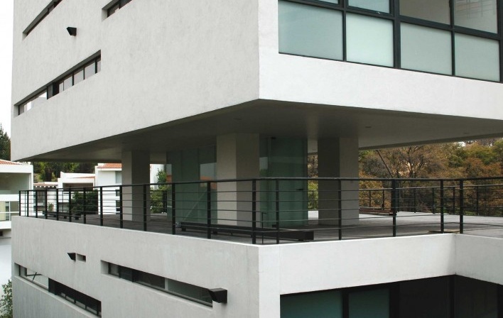 Vista externa do projeto construído [Gaeta Springall Arquitectos]