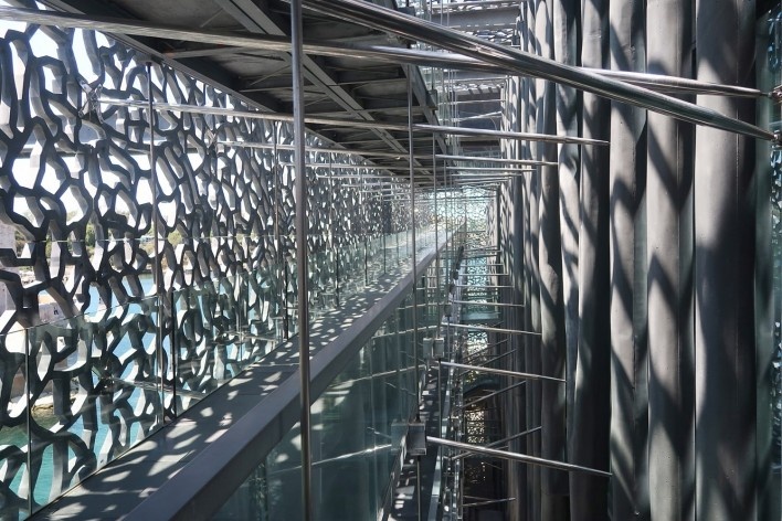 Museu das Civilizações da Europa e da Mediterraneidade, Marselha, França, arquitetos Rudy Ricciotti e Roland<br />Foto Victor Hugo Mori 
