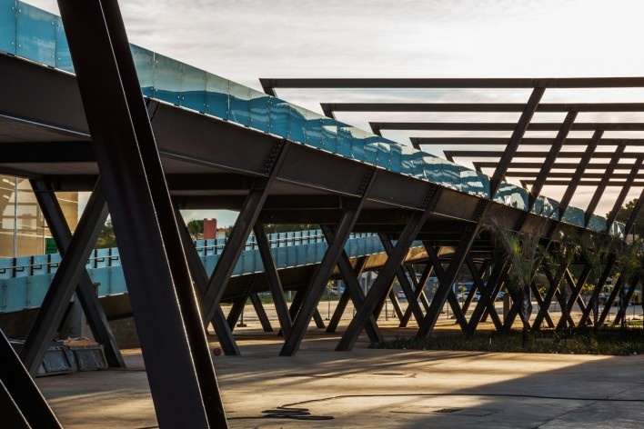 GCP Arquitetos, Arena Multiuso Governador José Fragelli, Cuiabá, 2014<br />Foto Nelson Kon 