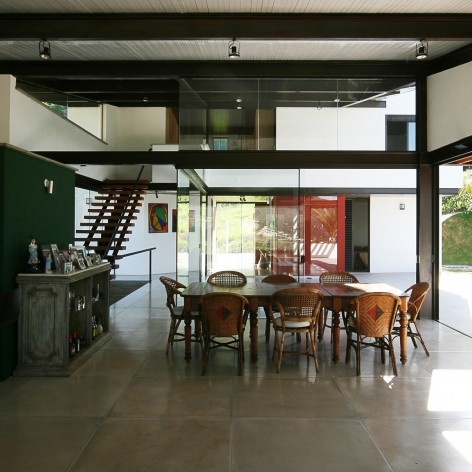 Residência Atibaia, Atibaia SP, 2008. Arquiteto Bernardo Telles<br />Foto Bebete Viégas 