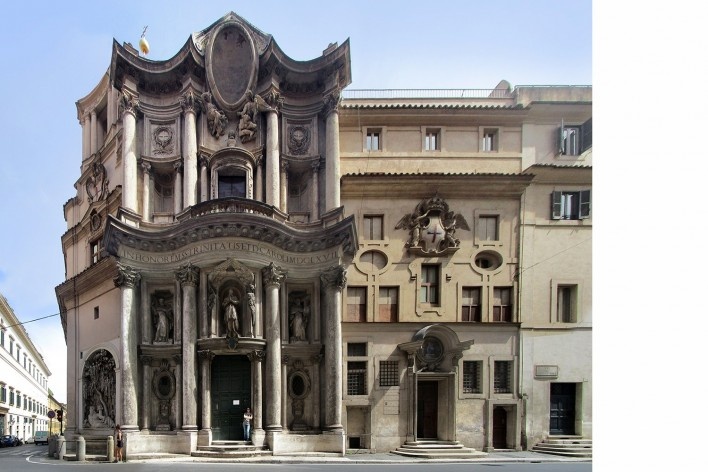 Alexandrina Mori em San Carlo alle Quattro Fontane, Roma, Itália, 2016<br />Foto Victor Hugo Mori 