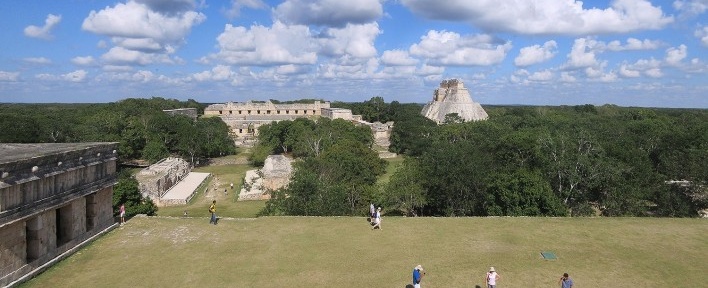 Uxmal, Palácio dos Governadores, México<br />Foto Victor Hugo Mori 