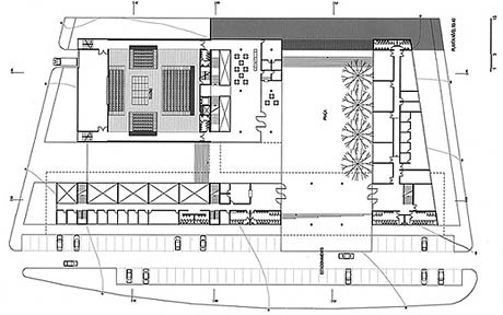 Desenho 2 - Planta nível 99.40<br />Imagem dos autores do projeto 