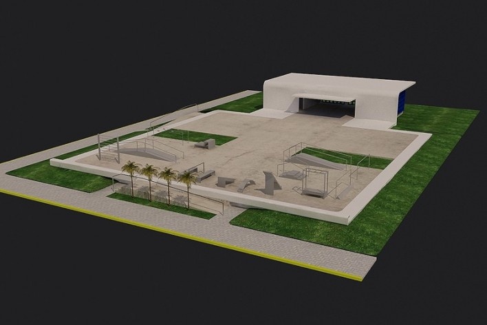 Vista implantação. Academia da Saúde. Recife, 2011<br />divulgação 