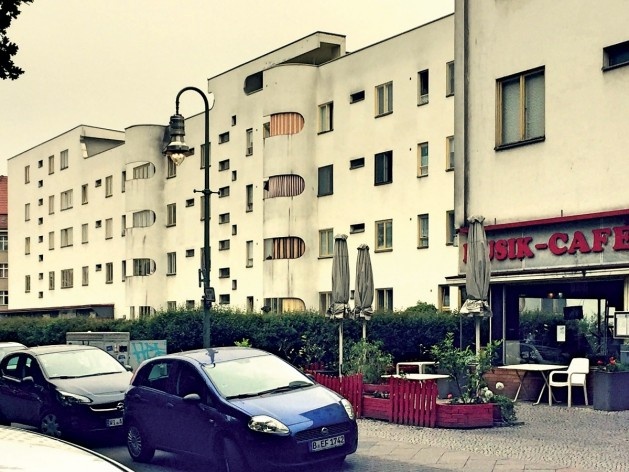 Edifício habitacional em Siemensstadt, Berlim, arquiteto Hans Scharoun<br />Foto Fabiano Borba Vianna, 2016 