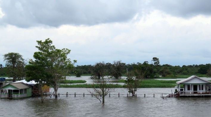 Margem do Rio Amazonas<br />Foto Eduardo Oliveira Soares, julho 2019 