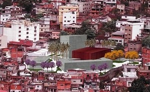 Equipamentos de usos cultura, educacional, comercial e de serviços como um dos novos sub-centros do bairro – perspectiva<br />Imagem do autor do projeto 