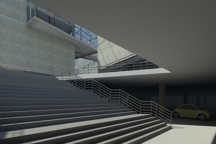 Perspectiva. Centro de Arte Digital. TFG Tássia De Los Reyes Clemente.<br />divulgação 