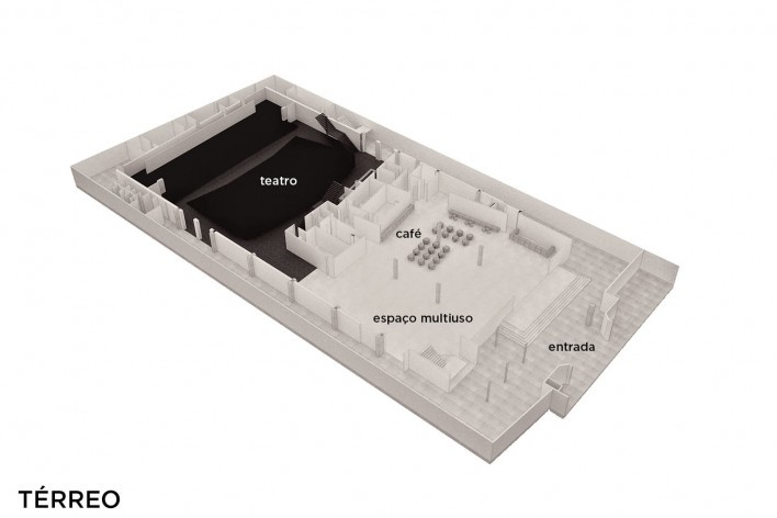 Térreo do Centro Cultural João Nogueira – Imperator