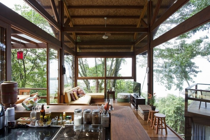 Casa do Felix, Praia do Felix, Ubatuba SP, arquiteto Silvio Sant’Anna<br />Foto Fran Parente 