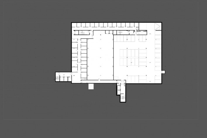 Remodelación del Mercado del Ninot, planta segundo subsuelo, Barcelona, España, 2015. Arquitecto Josep Lluís Mateo / Mateo Arquitectura<br />Imagen divulgacíon / disclosure imagens  [Mateo Arquitectura]