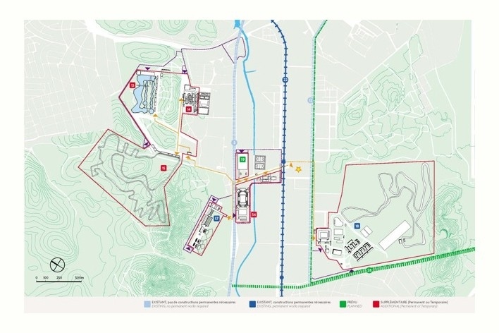 Mapa do X Parque<br />Rio 2016/ BCMF Arquitetos 
