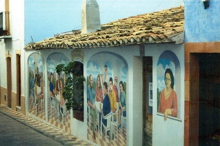 Arte popular, Calpe, Espanha, 2000<br />Foto Angela Moreira 