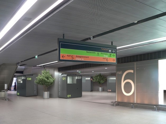 3D simulation at the Paris airport