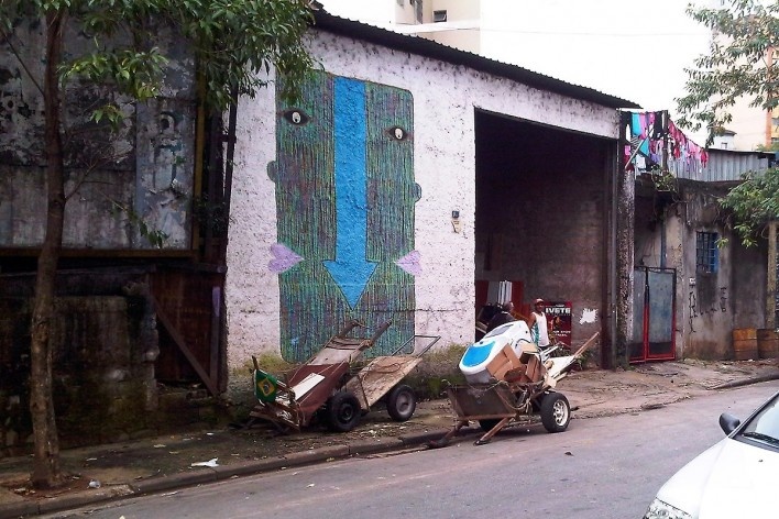 Carroças de transporte de carga, Grotão da Bela Vista<br />Foto Abilio Guerra 