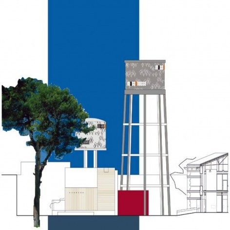 Alzado. Plaza 1, Plaça de l’Ajuntament. Carlos J. Gómez y Eva M. Álvarez. 1998<br />divulgación 