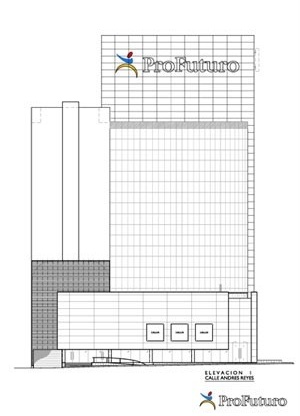 Fachada 2<br />Imagem do autor do projeto 