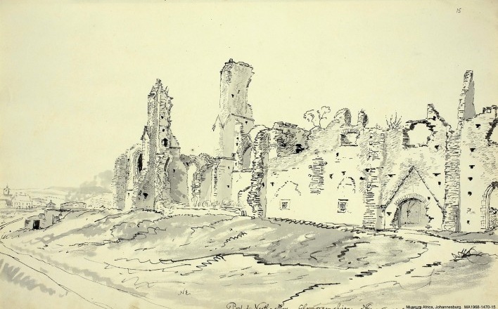 País de Gales, trecho da abadia de Neath, Glamorganshire, 23 ago 1804<br />William John Burchell  [Collection Museum Africa, Johannesburg]
