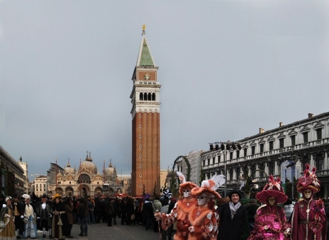 Campanário de San Marco, Veneza<br />Victorfotogravuras de Veneza 