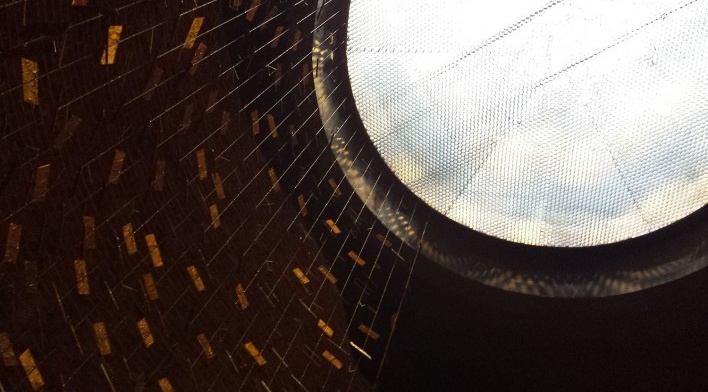 Kresge Chapel, abertura sobre o altar, Campus MIT, 1955. Arquiteto Eero Saarinen<br />Foto Klaus Chaves Alberto 