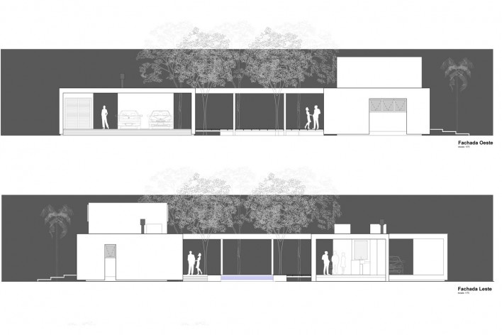 Fachadas Oeste e Leste<br />Otra Arquitetura 