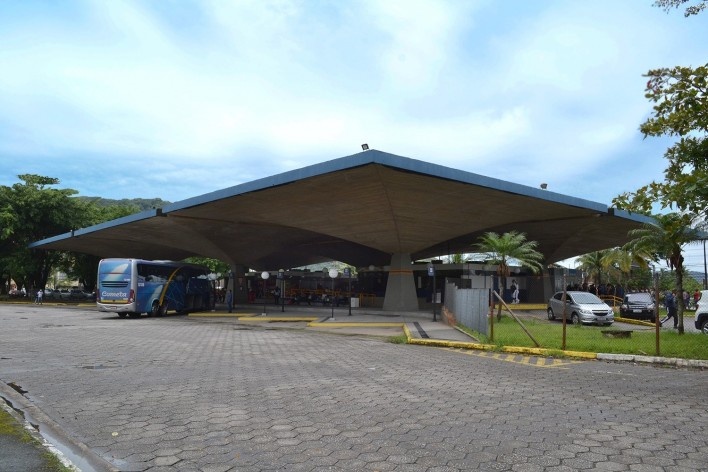 Estação Rodoviária do Guarujá<br />Foto Diogo Mondini 