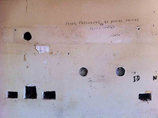 Ala abandonada do Complexo Hospitalar do Juquery<br />Foto Abilio Guerra 