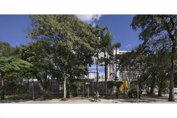 Renovação da Biblioteca Monteiro Lobato, croquis de concepção do projeto. São Bernardo do Campo SP Brasil, 2014. Arquitetos Marta Moreira e Milton Braga / MMBB Arquitetos<br />Foto Federico Cairoli 