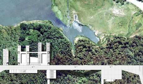 Planta nível térreo<br />Imagens dos autores do projeto 