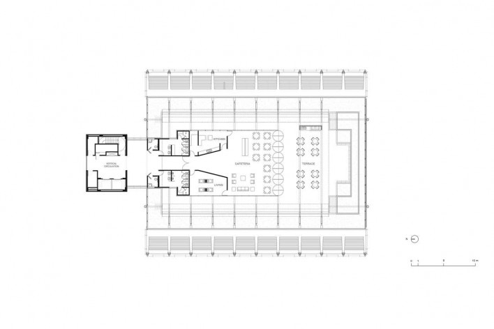 Edifício Sede do Confea, cobertura, Brasília DF. Pedro Paulo de Melo Saraiva Arquitetos Associados