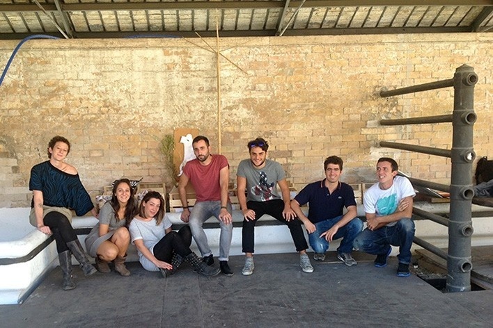 Grupo de alunos na manhã do encerramento do workshop<br />Foto divulgação 