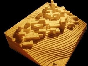 Vista da maquete<br />Imagem dos autores do projeto 