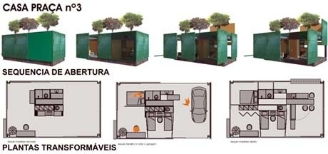 Casa Praça nº 3<br />Imagem dos autores do projeto 