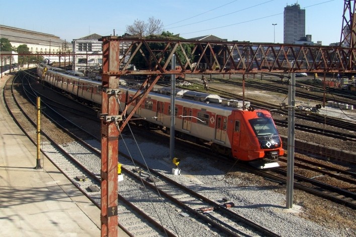 Pátio de manobras da CPTM<br />Foto Fernanda Critelli 