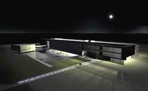 Vista noturna do conjunto<br />Imagem dos autores do projeto 