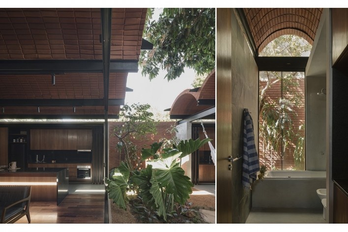 Casa Intermedia, Assunção, Paraguai, 2021. Arquitetos Horacio Cherniavsky, Viviana Pozzoli, Gabriela Ocampos, Franco Pinazzo e Rolph Vuyk (autores) / Equipo de Arquitectura<br />Foto Frederico Cairoli 