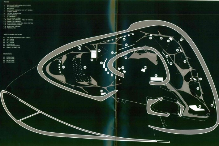 planta do Mobil Art  [Beaux Arts magazine]